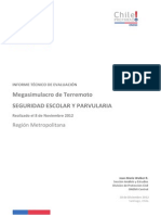 Informe Evaluación Simulacro Seguridad Escolar y Parvularia