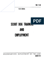 Fm 7-40 Scout Dog Training and Employment 1973
