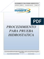 Mspc-sgi-pro-031 Procedimiento Para Prueba Hidrostatica Rev 2