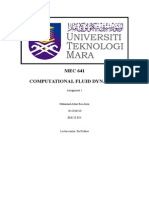 MEC 641 CFD Assignment 1 - Solving Linear Equations in MATLAB