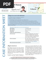 Case Info Sheet - Assad Hassan Sabra