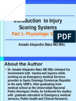 Introduction To Injury Scoring Systems: Part 1-Physiologic Scores
