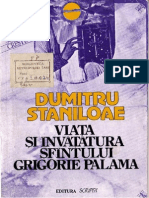 Dumitru Staniloae - Viata Si Invatatura Sfantului Grigorie Palama PDF