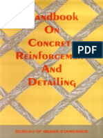 Handbook on Reinforcement and Detailing