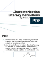 Characterization Literary Definitions