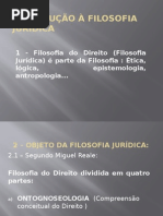INTRODUÇÃO À FILOSOFIA DO DIREITO