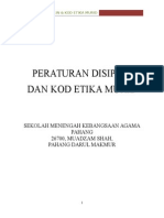 Peraturan Disiplin Dan Kod Etika Pelajar Smkap Sesi 2012