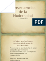 Consecuencias de La Modernidad