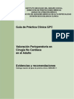 GUIA IMSS 455GER ValoracionPerioperatoria en Cirugia No Cardiaca