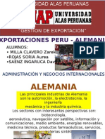 Exportacion ALEMANIA