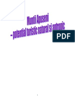Muntii Apuseni - Potential Turistic Natural Si Antropic