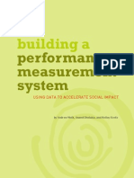 Building A Performance Measurement System
