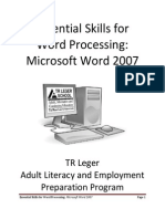 Word Processing Practical
