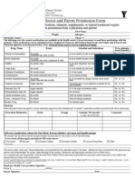 Medication Permission Slip