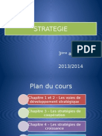 Voies de Développement Stratégique Et Chap. 1 Stratégie Corporate