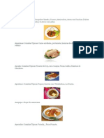 Departamentos Del Peru y Sus Platos Tipicos