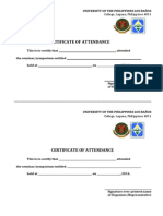 AMAT 199 Certificate of Attendance