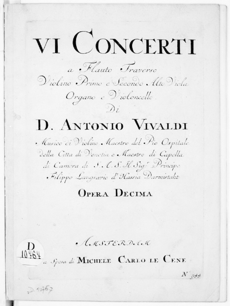 Vivaldi Op 10 Flute Solo PDF
