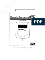 HIS60 Handy Scanner Manual - Hal Laboratory