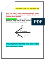 Qué Es La Resultante de Un Sistema de Fuerzas