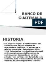 Historia Banco de Guatemala