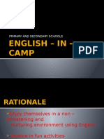 English in Camp Guidelines 