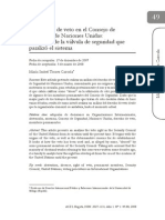 Derecho de Veto en El Consejo de Seguridad