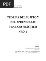 Teorias del sujeto y del aprendizaje
