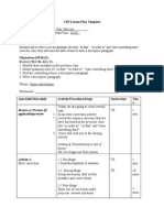 CEP Lesson Plan Template