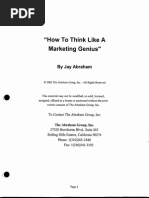 Jay abraham marketing materials