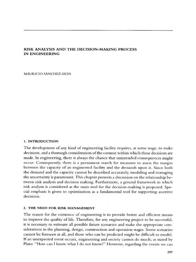 Engineering Risk Analysis Framework | PDF | Risk | Risk Management