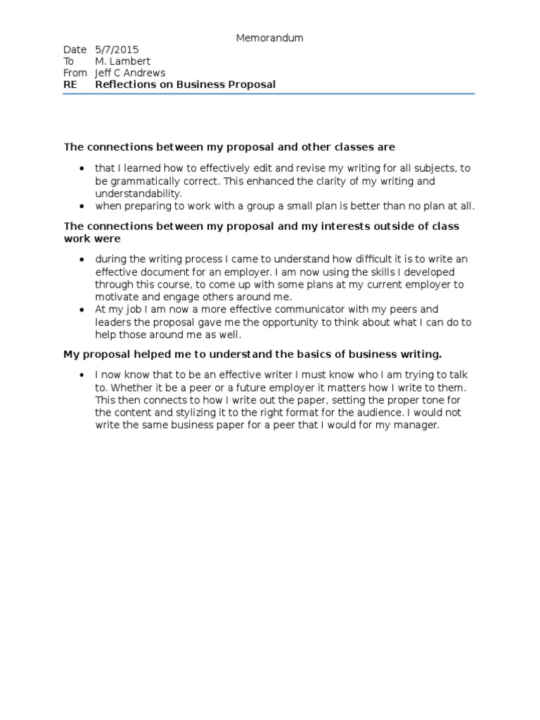 Business Proposal Writing Insights | PDF | Career & Growth