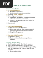 Data Mining- Bayesian Classification