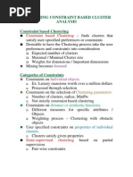 Data Mining-Constraint Based Cluster Analysis