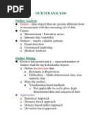 Data Mining-Outlier Analysis