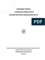 Pedoman Sistem Proteksi Kebakaran Aktif Pada Bangunan RS