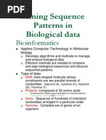 Data Mining-Mining Sequence Patterns in Biological Data