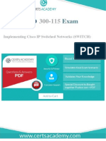 Download Cisco 300-115 Exam Questions - Quickly Pass 100 Percent by Cisco 300-115 Exam SN264598268 doc pdf