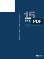 Tarifa Roca 2015 PDF