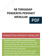 Adab Terhadap Penderita Penyakit Menular