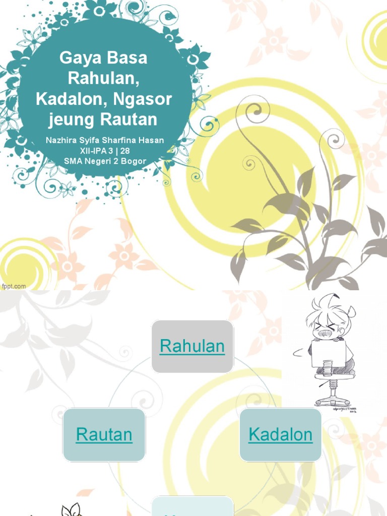 Gaya Basa Rahulan Kadalon Ngasor Rautan