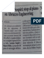 Febbo e Sospiri: stop al piano su Abruzzo Engineering