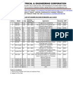 V Guard Price List Wef 1-4-2013