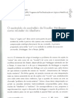 Germano Nogueira Prado-O Escandalo Do Escandlo Da Filosofia-Heidegger Como Refutador Do Idealismo (Artigo)