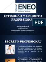 Intimidad y Secreto Profesional