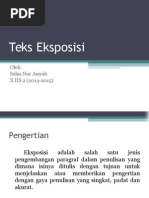 Teks Eksposisi