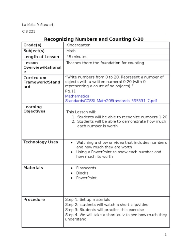 Lesson Plan | PDF | Career & Growth