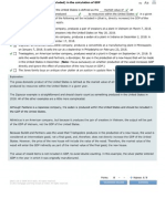 Assignment 15 - Activities Included (Not Included) in The Calculation of GDP