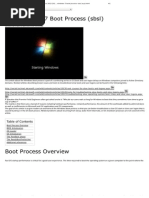 The Windows 7 Boot Process SBSL