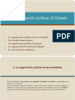 La organización política. El Estado